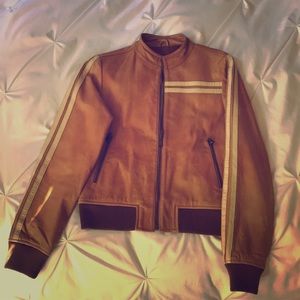 Adriano goldschmied jacket, genuine leather
